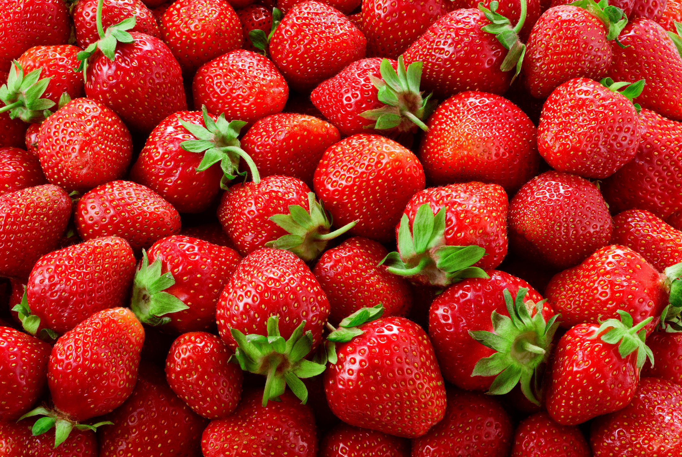 Strawberry background. Strawberries.